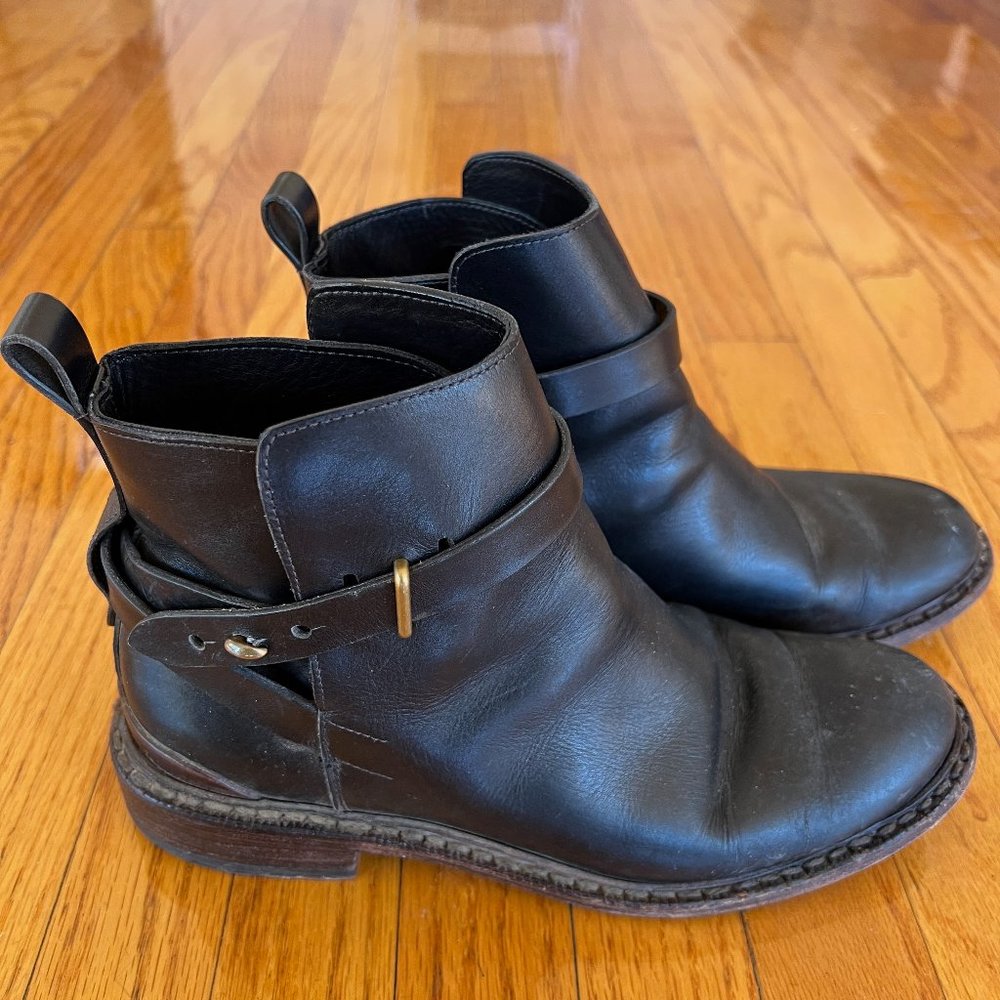 Rag & Bone - ankle closure flat boot - size 38